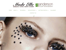 Tablet Screenshot of mode-elle.ca